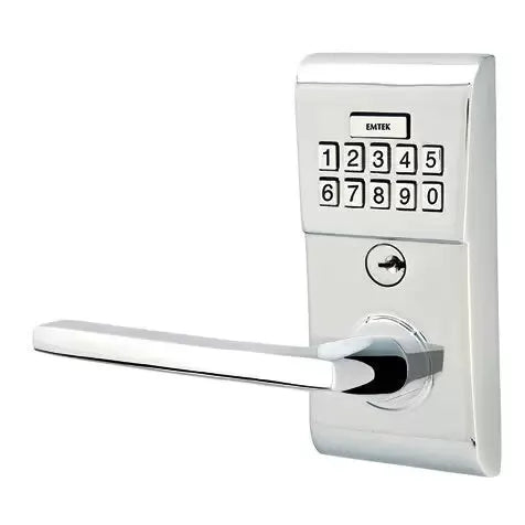 Emtek Helios Modern Lever with Electronic Keypad Lock by Emtek