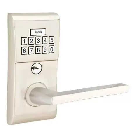 Emtek Helios Modern Lever with Electronic Keypad Lock by Emtek