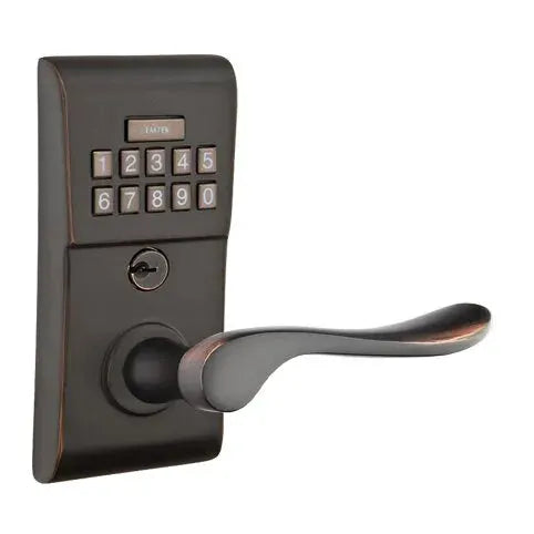 Emtek Luzern Modern Lever with Electronic Keypad Lock by Emtek