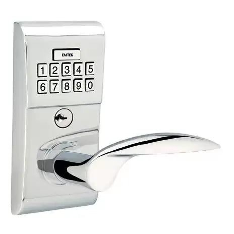 Emtek Mercury Modern Lever with Electronic Keypad Lock by Emtek