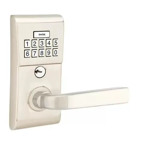 Emtek Sion Modern Lever with Electronic Keypad Lock by Emtek