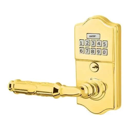 Emtek Ribbon and Reed Classic Lever Electronic Keypad Lock by Emtek