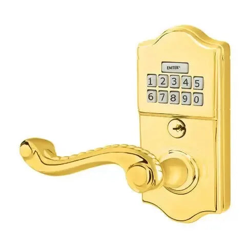 Emtek Rope Classic Lever Electronic Keypad Lock by Emtek