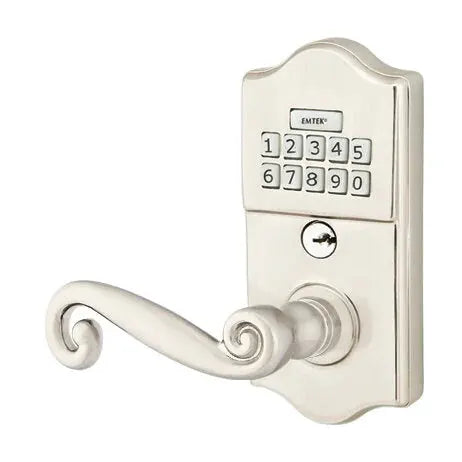 Emtek Rustic Classic Lever Electronic Keypad Lock by Emtek