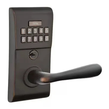 Emtek Basel Modern Lever Electronic Keypad Lock by Emtek