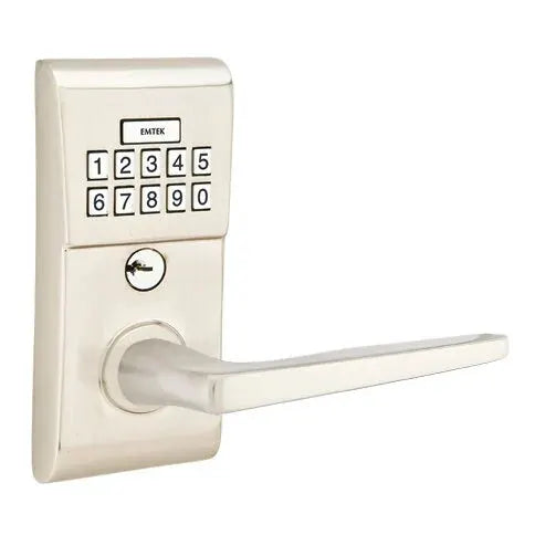 Emtek Hermes Modern Lever Electronic Keypad Lock by Emtek