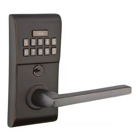 Emtek Helios Modern Lever Electronic Keypad Lock by Emtek