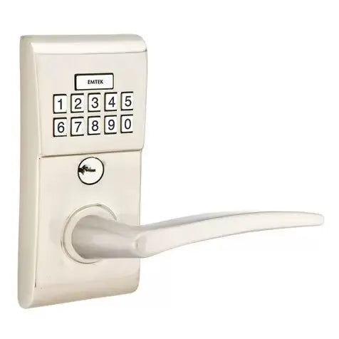 Emtek Poseidon Modern Lever Electronic Keypad Lock by Emtek