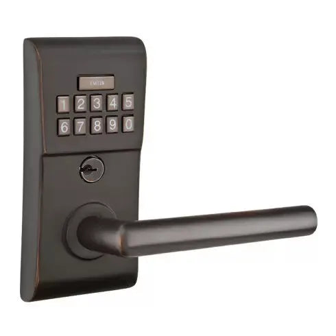 Emtek Stuttgart Modern Lever Electronic Keypad Lock by Emtek