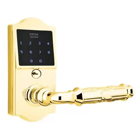 Emtek EMTouch Classic Keypad with Ribbon and Reed Lever by Emtek