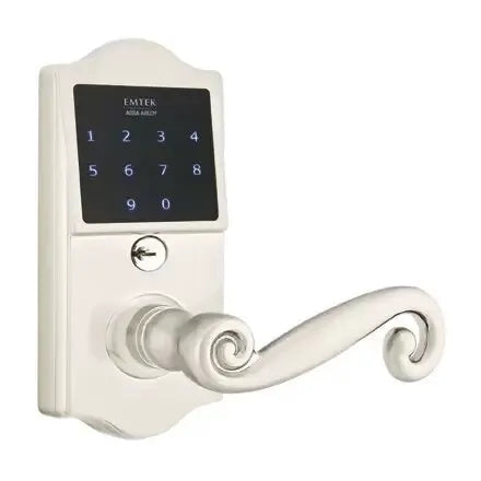 Emtek EMTouch Classic Keypad with Rustic Lever by Emtek