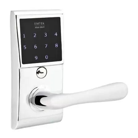 Emtek Basel Emtouch Lever with Electronic Touchscreen Lock by Emtek