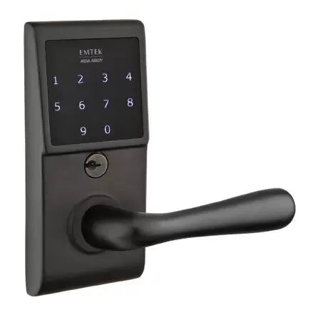 Emtek Basel Emtouch Lever with Electronic Touchscreen Lock by Emtek