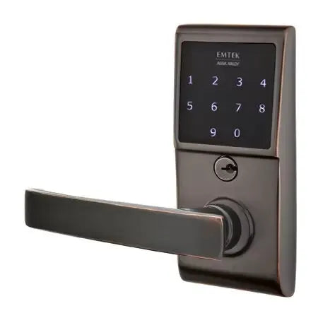 Emtek Geneva Emtouch Lever with Electronic Touchscreen Lock by Emtek