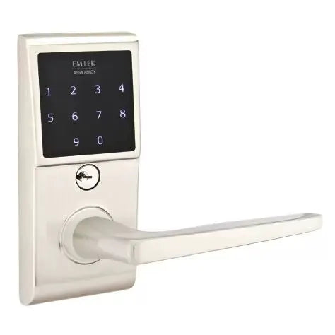 Emtek Hermes Emtouch Lever with Electronic Touchscreen Lock by Emtek