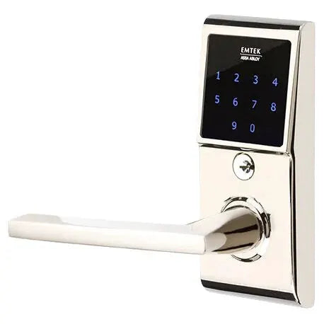 Emtek Helios Emtouch Lever with Electronic Touchscreen Lock by Emtek