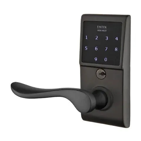 Emtek Luzern Emtouch Lever with Electronic Touchscreen Lock by Emtek