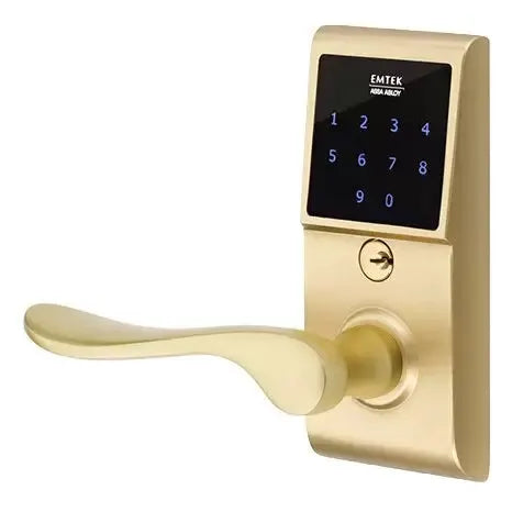 Emtek Luzern Emtouch Lever with Electronic Touchscreen Lock by Emtek
