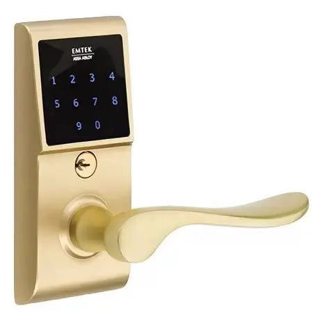 Emtek Luzern Emtouch Lever with Electronic Touchscreen Lock by Emtek