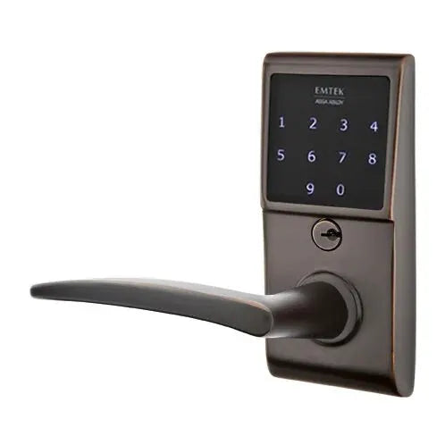 Emtek Poseidon Emtouch Lever with Electronic Touchscreen Lock by Emtek