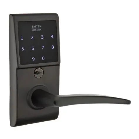 Emtek Poseidon Emtouch Lever with Electronic Touchscreen Lock by Emtek