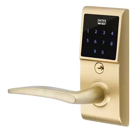 Emtek Poseidon Emtouch Lever with Electronic Touchscreen Lock by Emtek