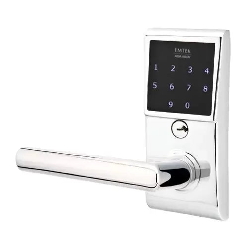 Emtek Stuttgart Emtouch Lever with Electronic Touchscreen Lock by Emtek