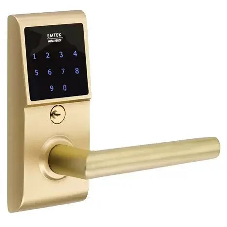 Emtek Stuttgart Emtouch Lever with Electronic Touchscreen Lock by Emtek