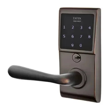 Emtek Basel Emtouch Lever with Electronic Touchscreen Lock by Emtek