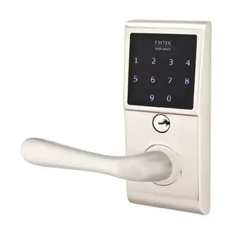 Emtek Basel Emtouch Lever with Electronic Touchscreen Lock by Emtek