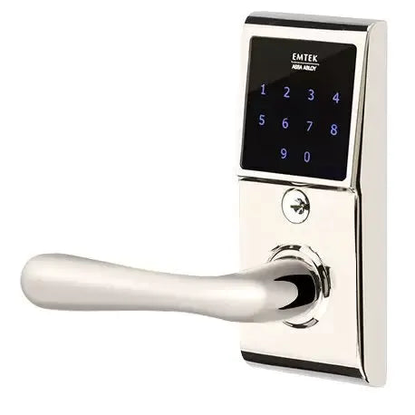 Emtek Basel Emtouch Lever with Electronic Touchscreen Lock by Emtek