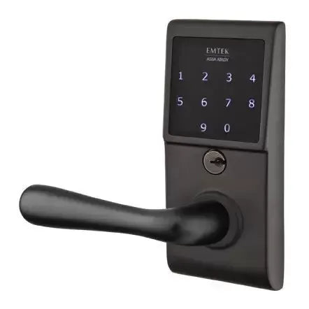 Emtek Basel Emtouch Lever with Electronic Touchscreen Lock by Emtek