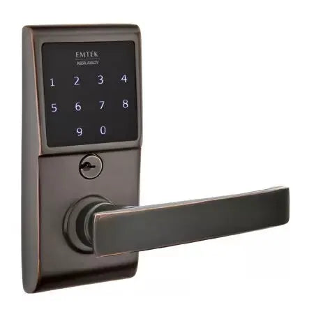 Emtek Geneva Emtouch Lever with Electronic Touchscreen Lock by Emtek