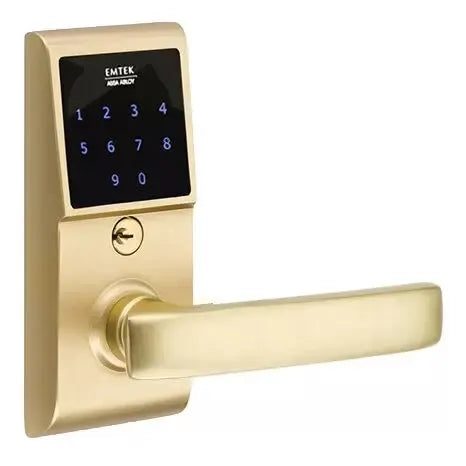 Emtek Geneva Emtouch Lever with Electronic Touchscreen Lock by Emtek