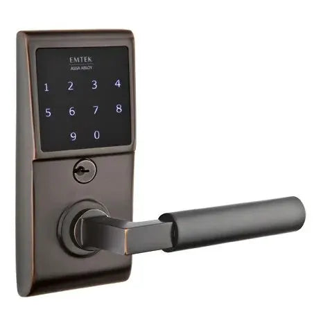 Emtek Hercules Emtouch Lever with Electronic Touchscreen Lock by Emtek