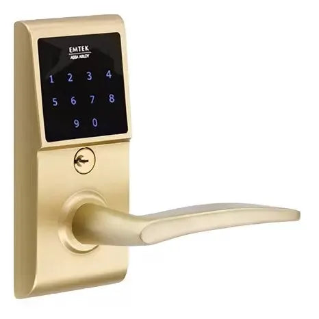 Emtek Poseidon Emtouch Lever with Electronic Touchscreen Lock by Emtek