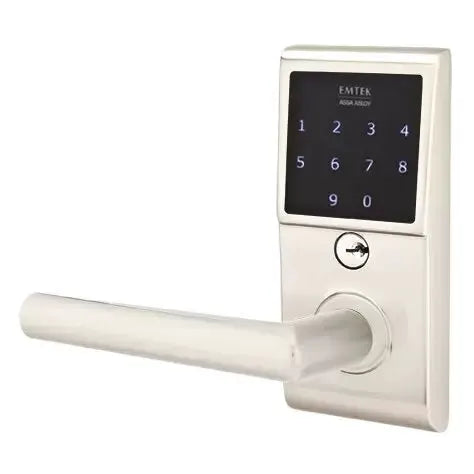 Emtek Stuttgart Emtouch Lever with Electronic Touchscreen Lock by Emtek