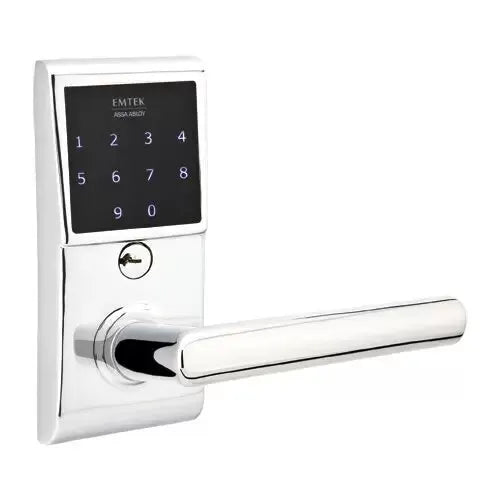 Emtek Stuttgart Emtouch Lever with Electronic Touchscreen Lock by Emtek