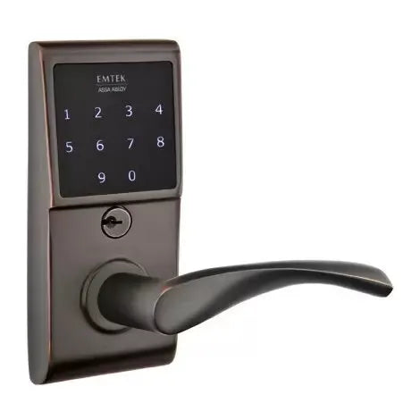 Emtek Triton Emtouch Lever with Electronic Touchscreen Lock by Emtek