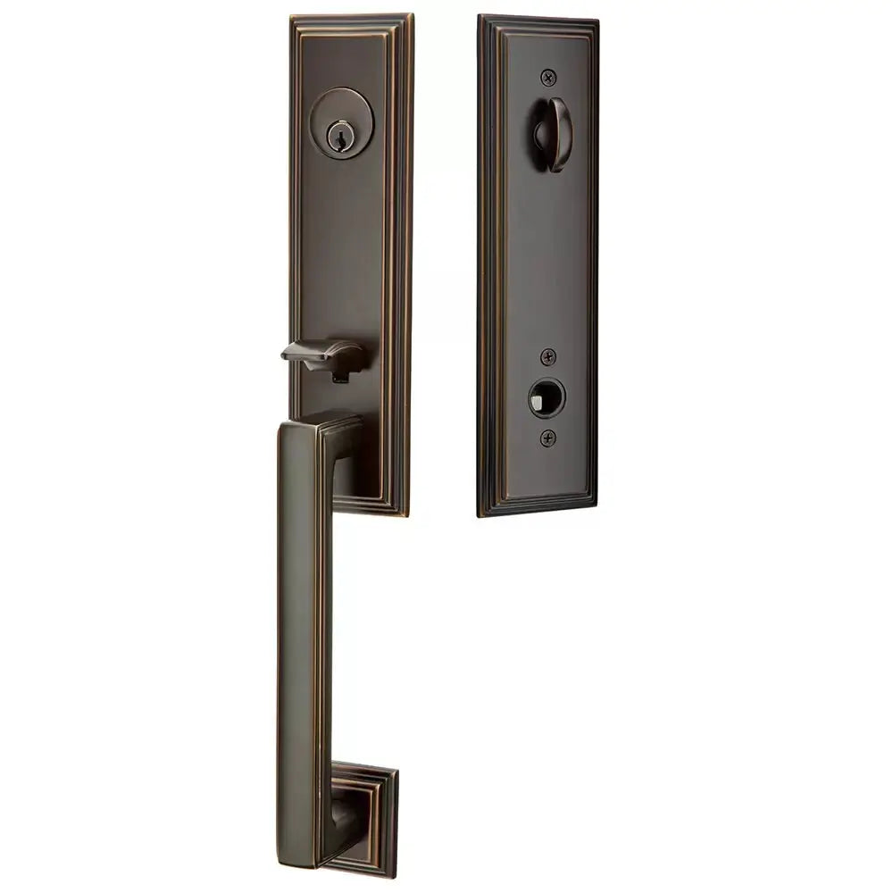 Emtek Single Cylinder Wilshire Tubular Entry Knob Handleset by Emtek