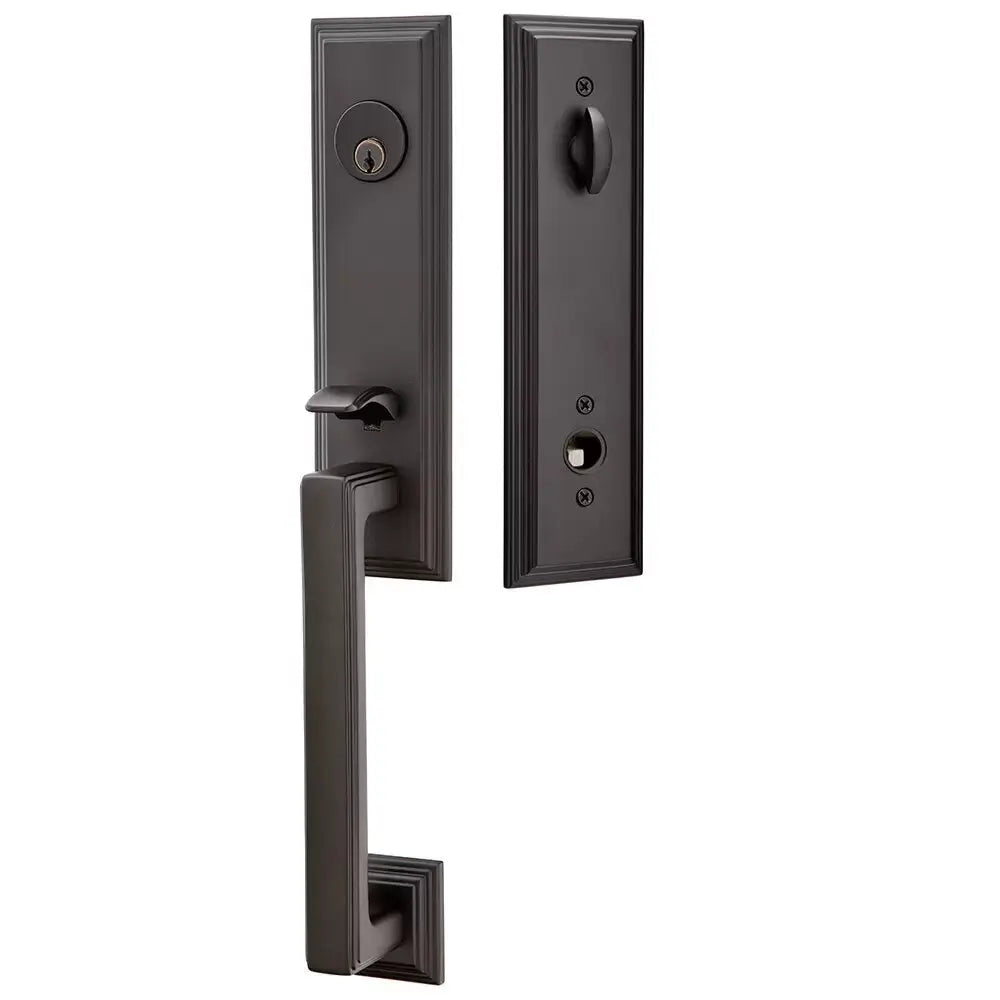 Emtek Single Cylinder Wilshire Tubular Entry Knob Handleset by Emtek