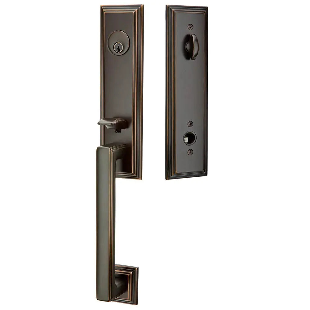 Emtek Single Cylinder Wilshire Tubular Entry Knob Handleset by Emtek