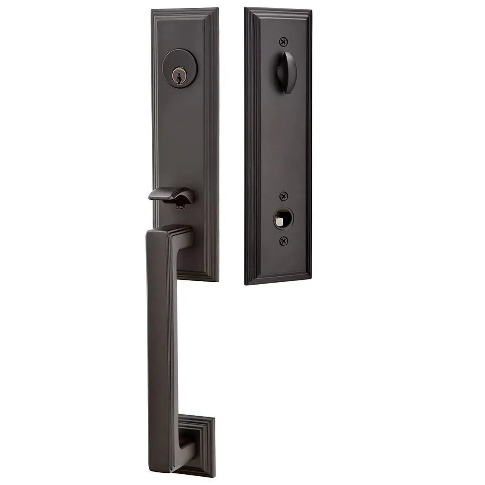 Emtek Single Cylinder Wilshire Tubular Entry Knob Handleset by Emtek