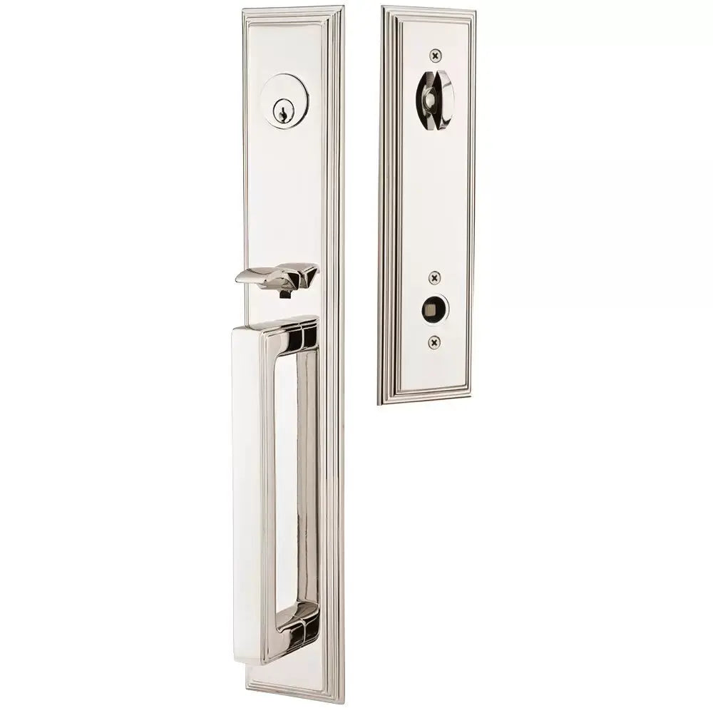Emtek Single Cylinder Melrose Tubular Entry Lever Handleset by Emtek