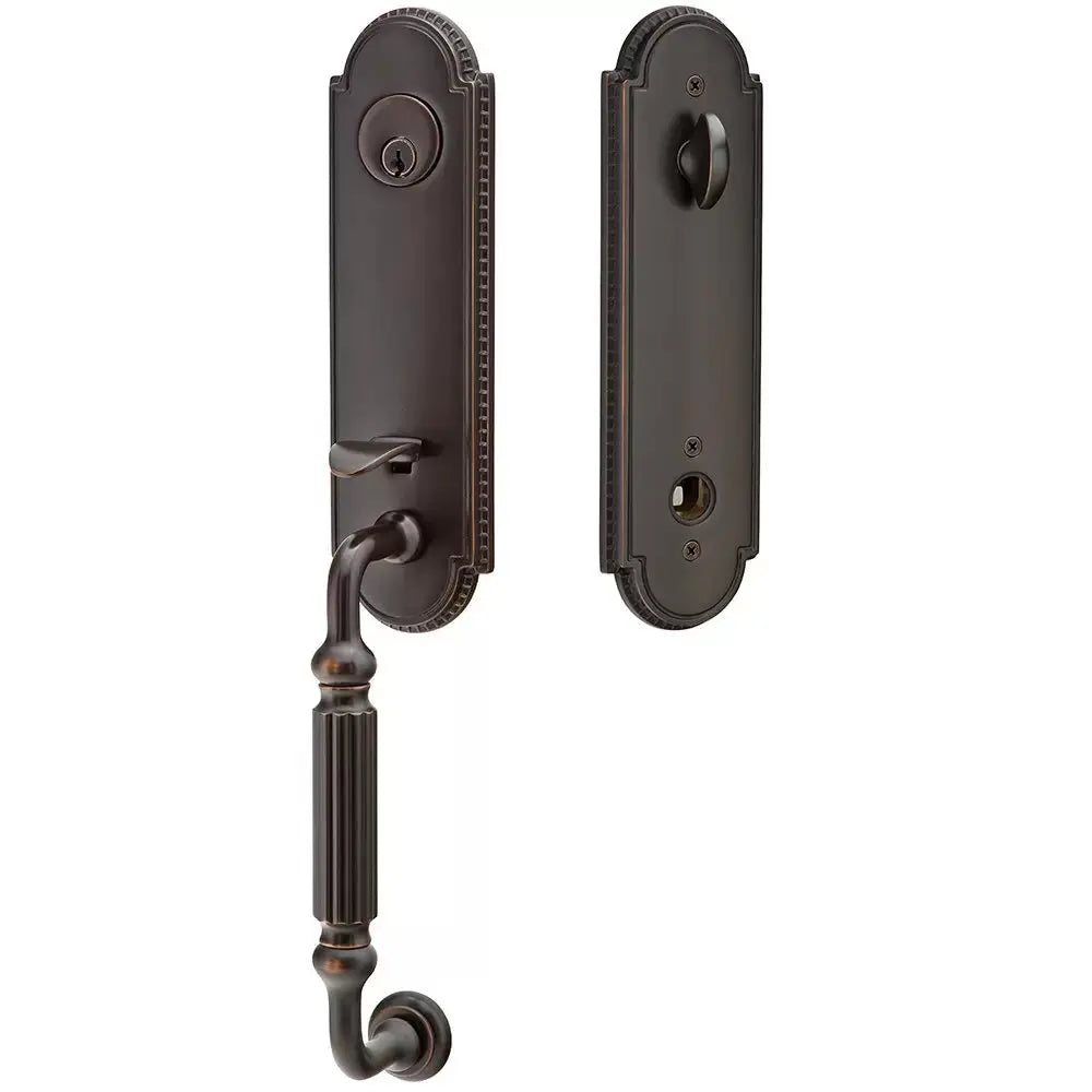 Emtek Single Cylinder Orleans Tubular Entry Knob Handleset by Emtek
