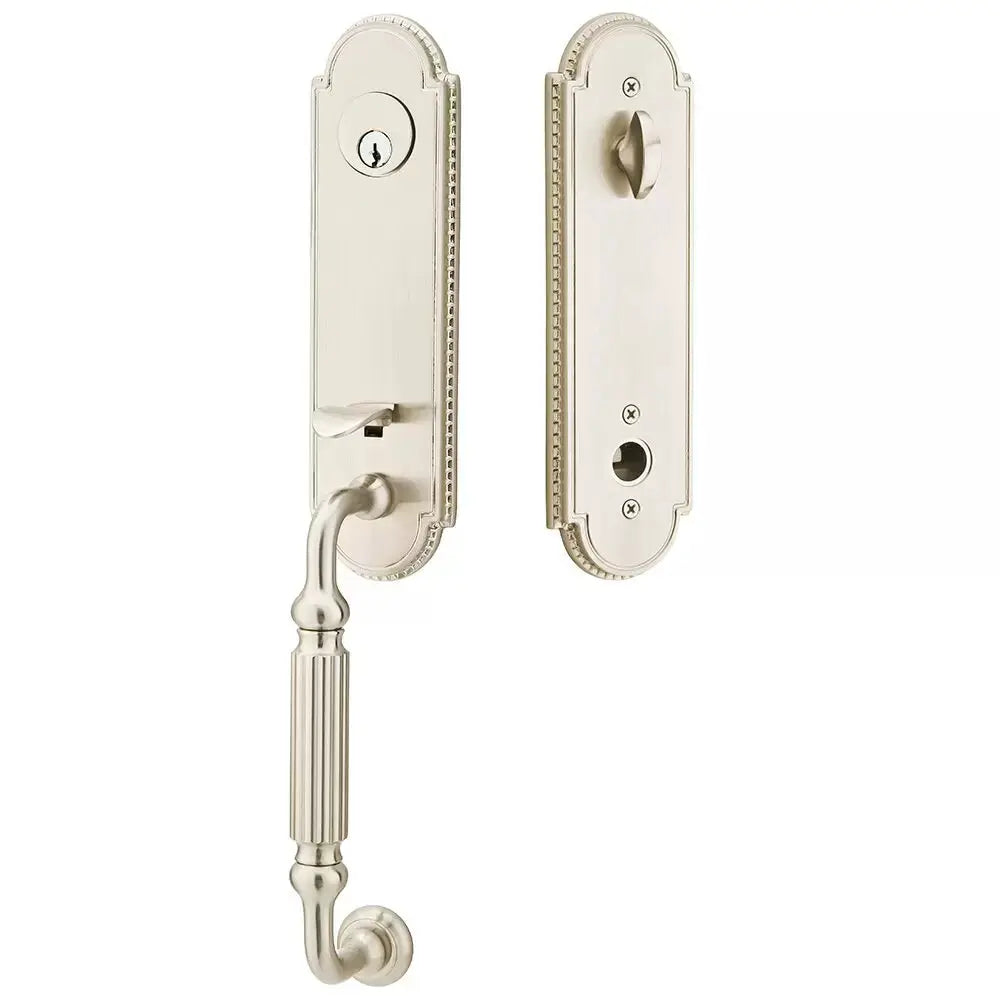 Emtek Single Cylinder Orleans Tubular Entry Lever Handleset by Emtek