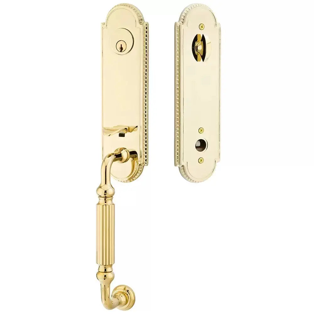 Emtek Single Cylinder Orleans Tubular Entry Lever Handleset by Emtek