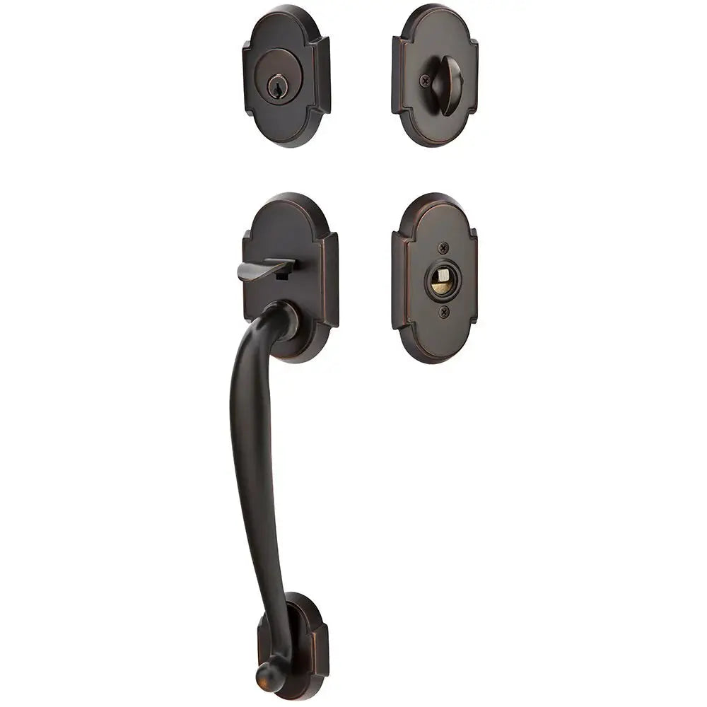 Emtek Single Cylinder Nashville Tubular Entry Knob Handleset by Emtek