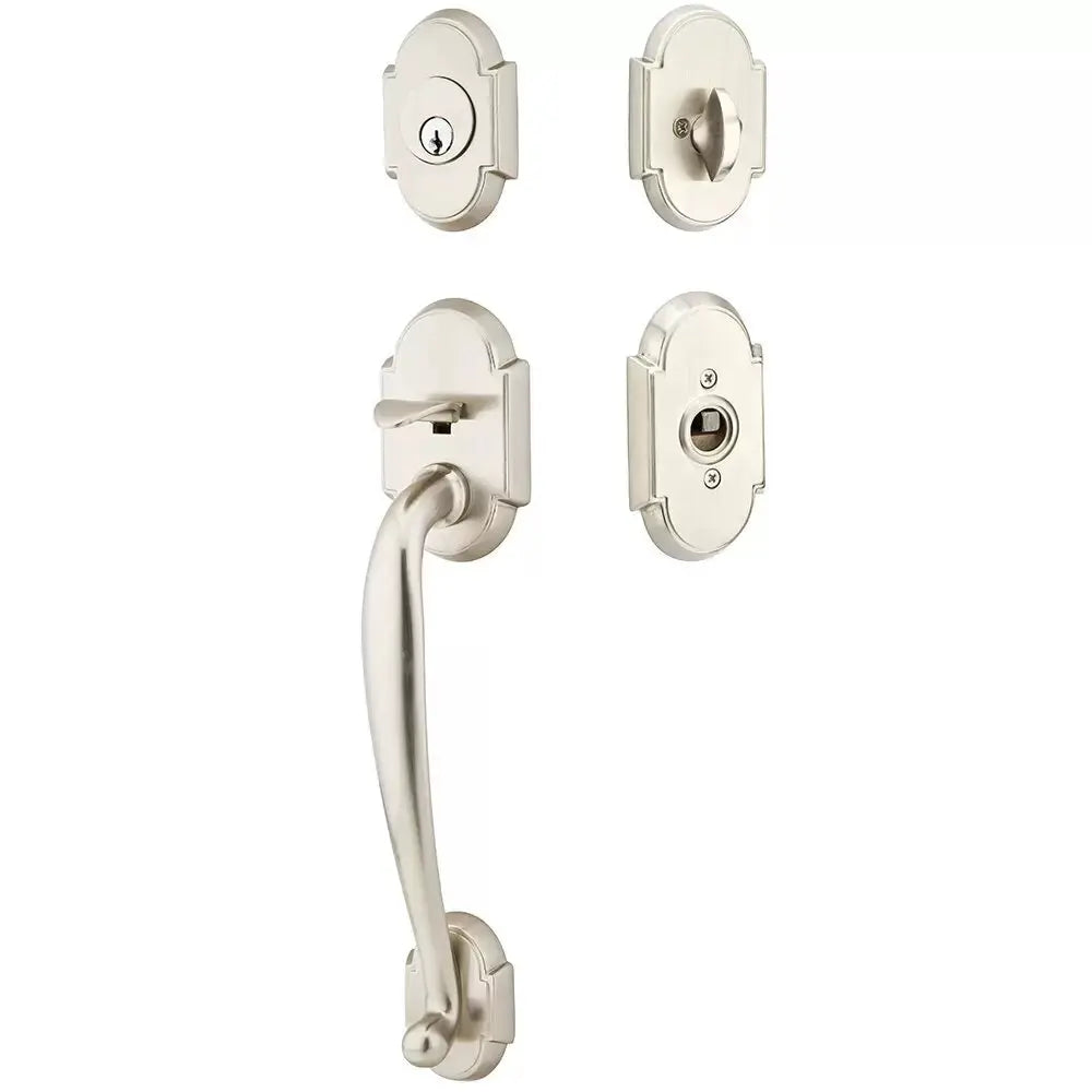 Emtek Single Cylinder Nashville Tubular Entry Lever Handleset by Emtek