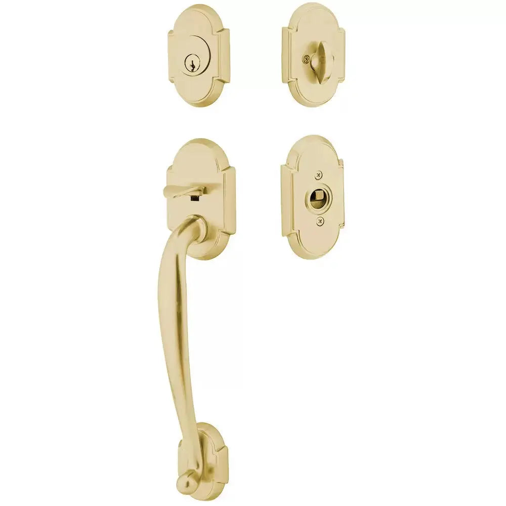 Emtek Single Cylinder Nashville Tubular Entry Lever Handleset by Emtek
